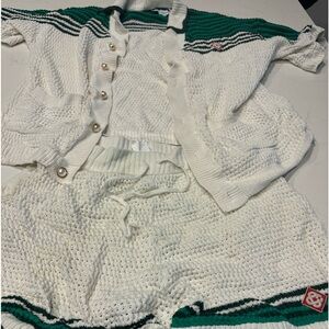 Large top medium bottom Casablanca Men short set